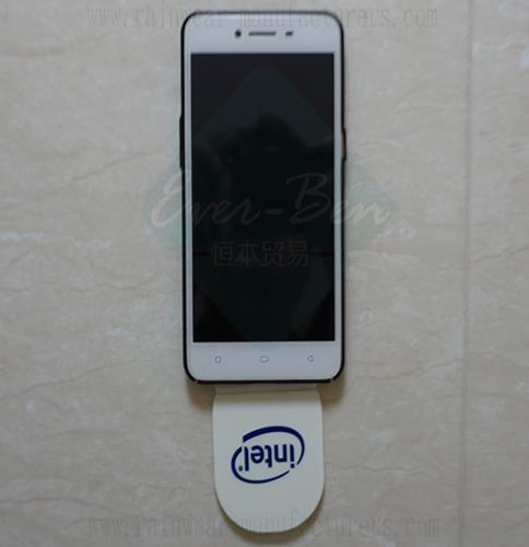Cell Phone paste sticker standard on Tiles wall